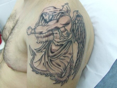 Tatuaje De Un Angel Demonio