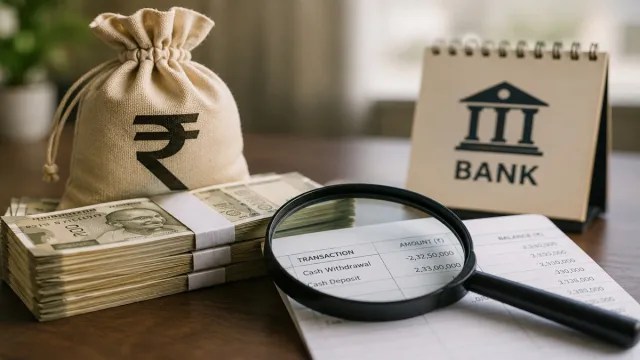 Cash Deposit Under IT Dept Scrutiny