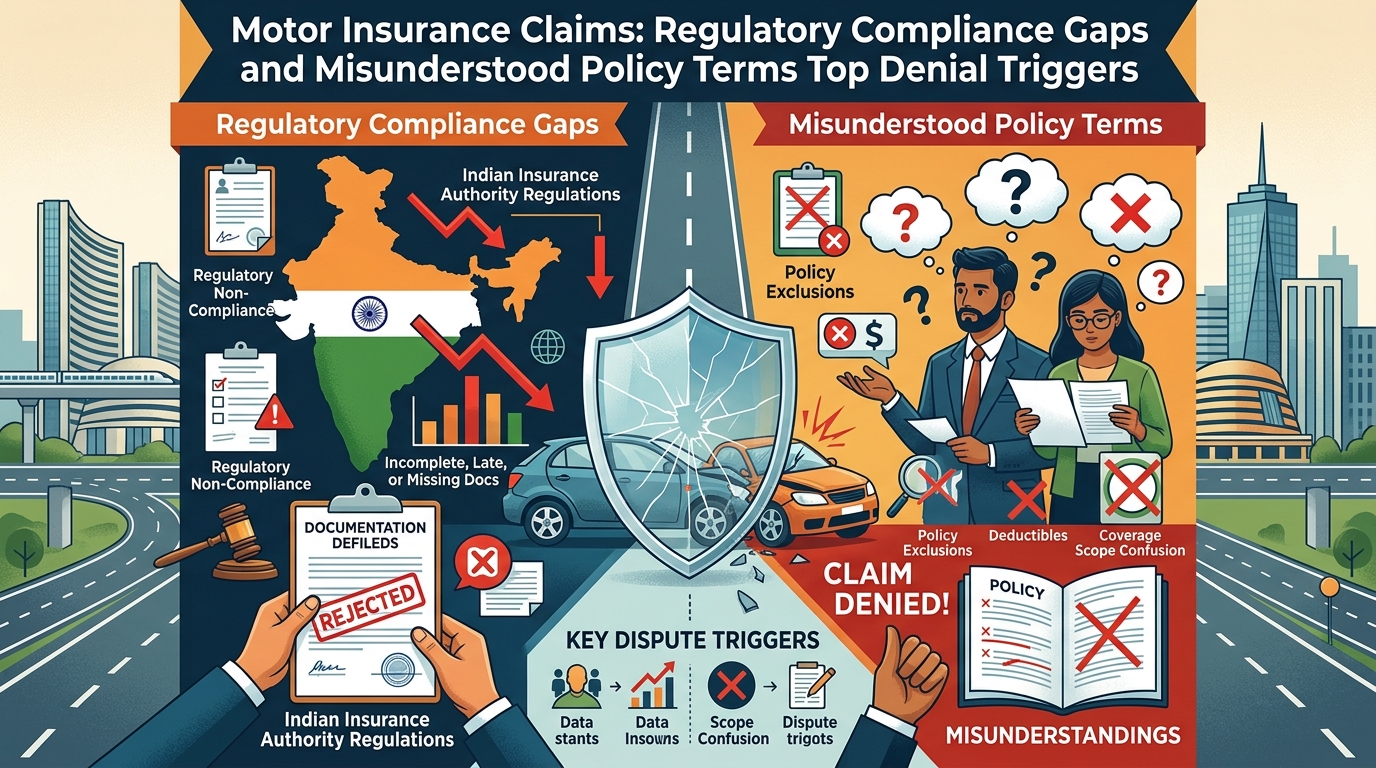 Motor Insurance Claims: Regulatory Compliance Gaps and Misunderstood Policy Terms Top Denial Triggers