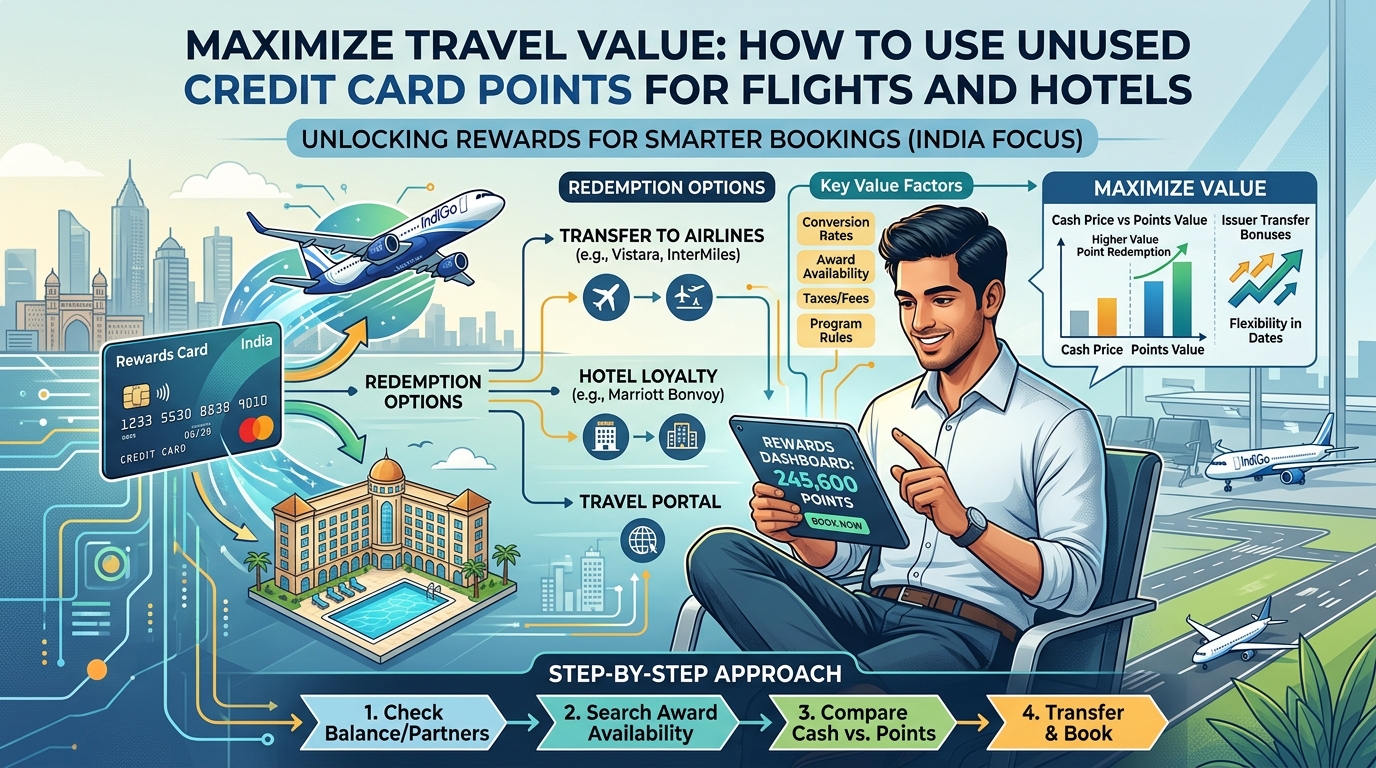 Maximize Travel Value: How to Use Unused Credit Card Points for Flights and Hotels