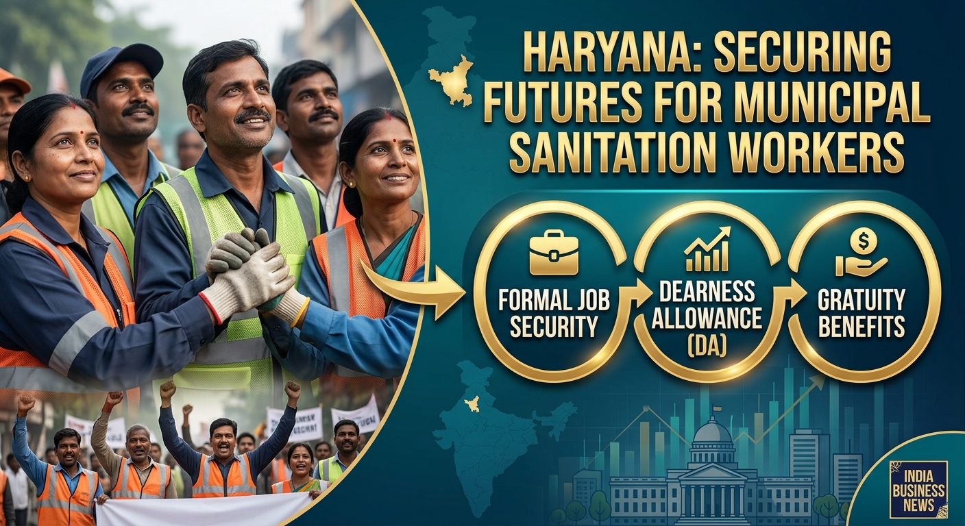 Haryana to Bring Municipal Sanitation Workers Under State Contractual Framework, Securing Job Security, DA and Gratuity
