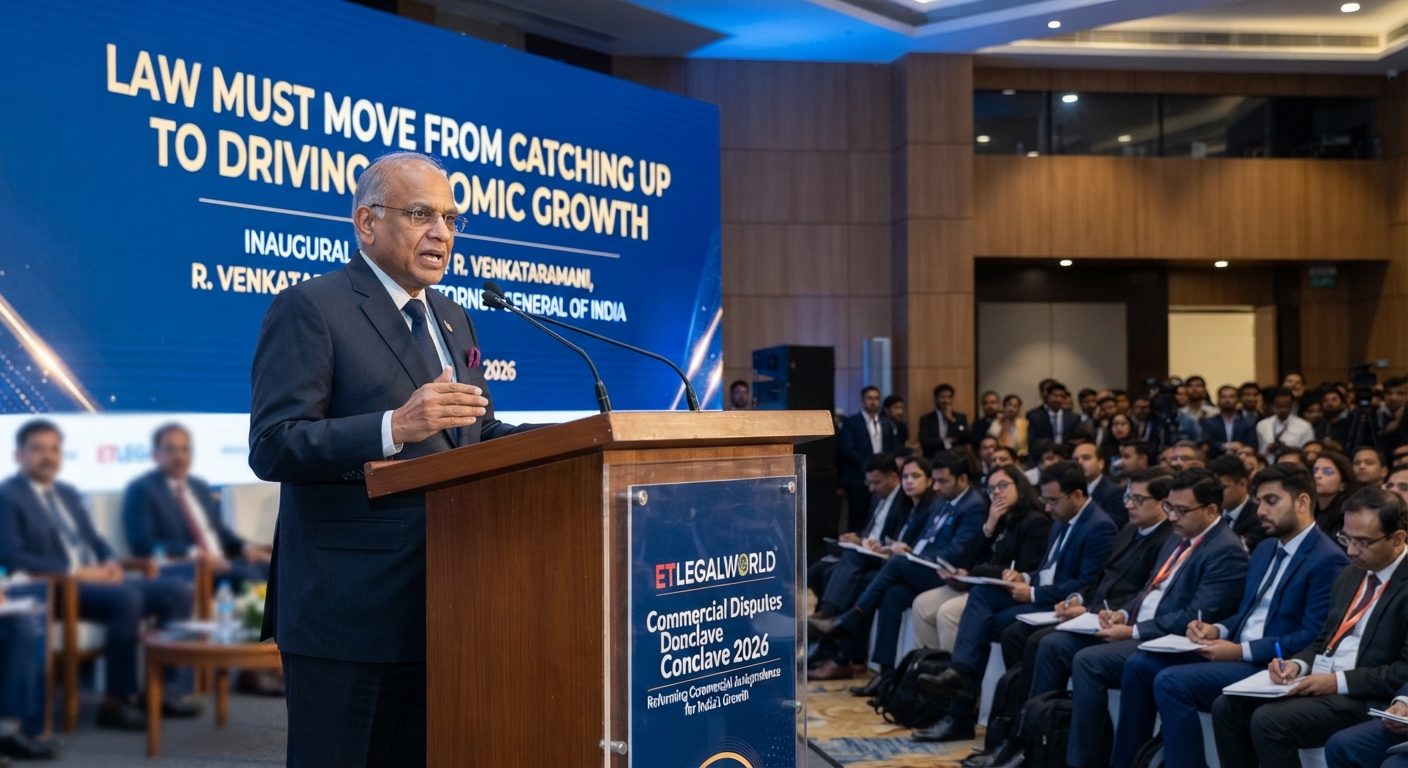 Law must move from catching up to driving economic growth, says AG at ETLegalWorld Conclave 2026