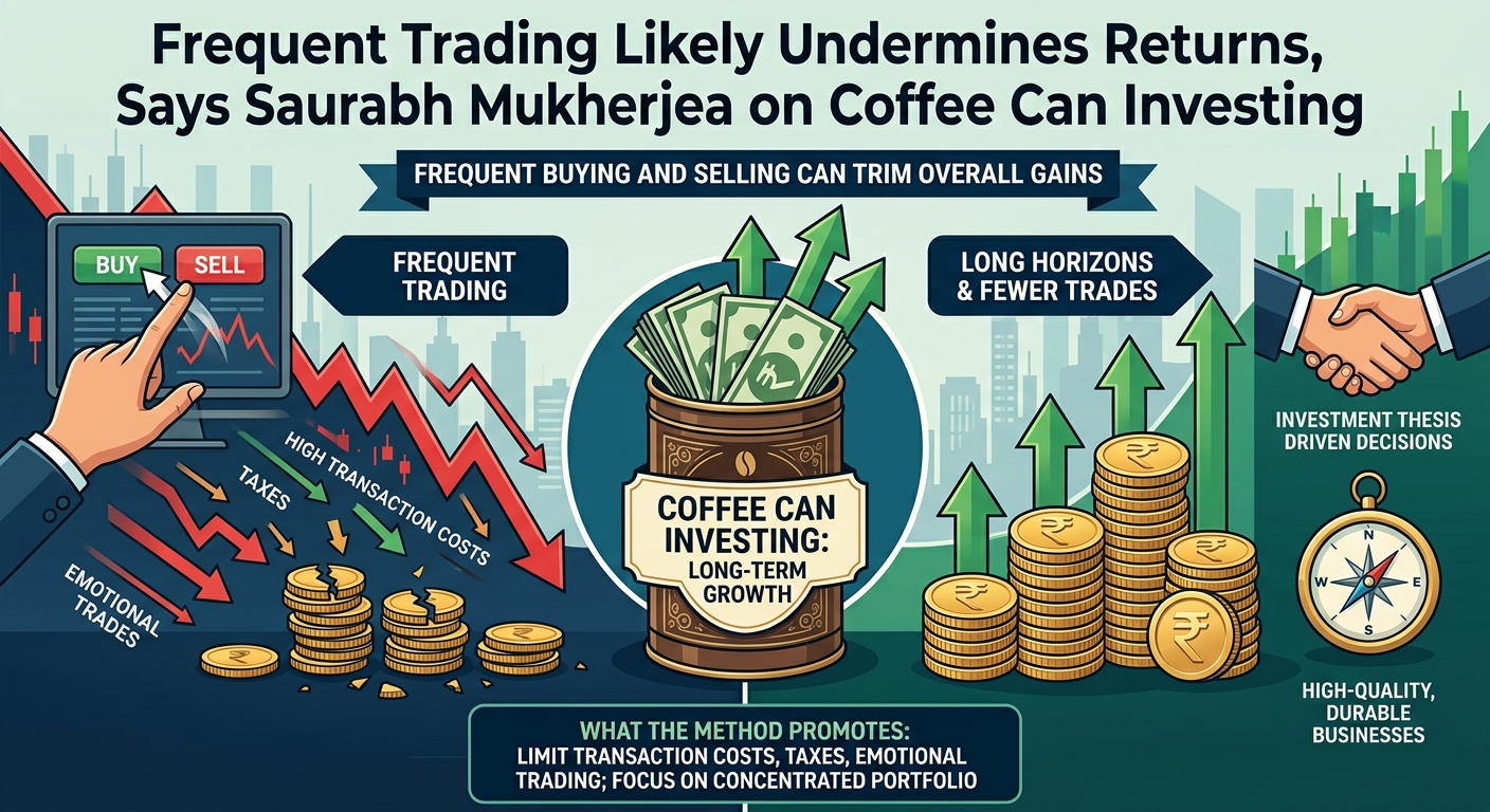 Frequent Trading Likely Undermines Returns, Says Saurabh Mukherjea on Coffee Can Investing