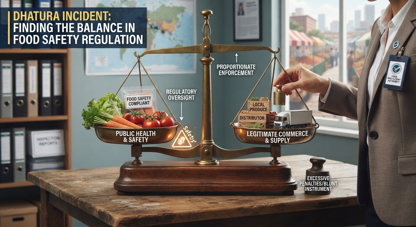 Dhatura incident highlights need for proportionate regulatory enforcement in food safety