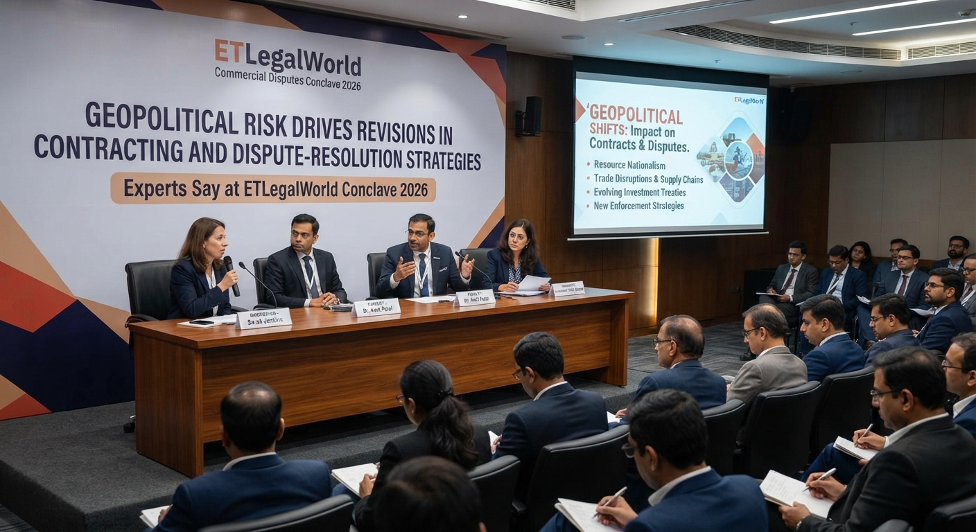 Geopolitical Risk Drives Revisions in Contracting and Dispute-Resolution Strategies, Experts Say at ETLegalWorld Conclave 2026
