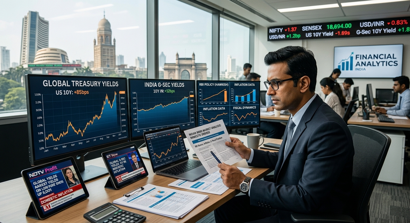 Global Yields Jump, Indian Bonds Remain Driven by Domestic Factors
