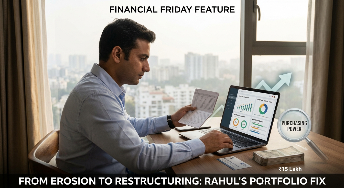 ₹15 Lakh in Savings Yet Losing Purchasing Power: How a 32-Year-Old Fixed His Portfolio