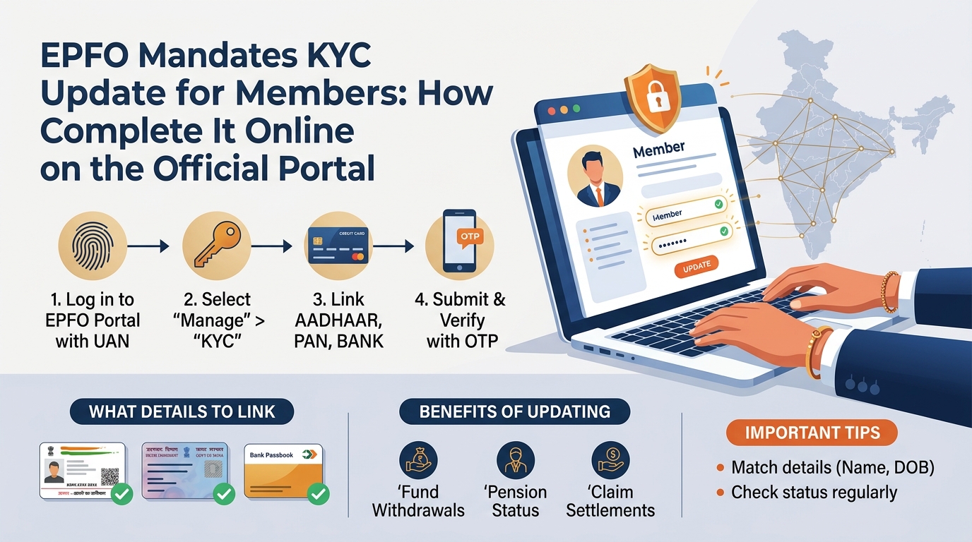 EPFO Mandates KYC Update for Members: How to Complete It Online on the Official Portal