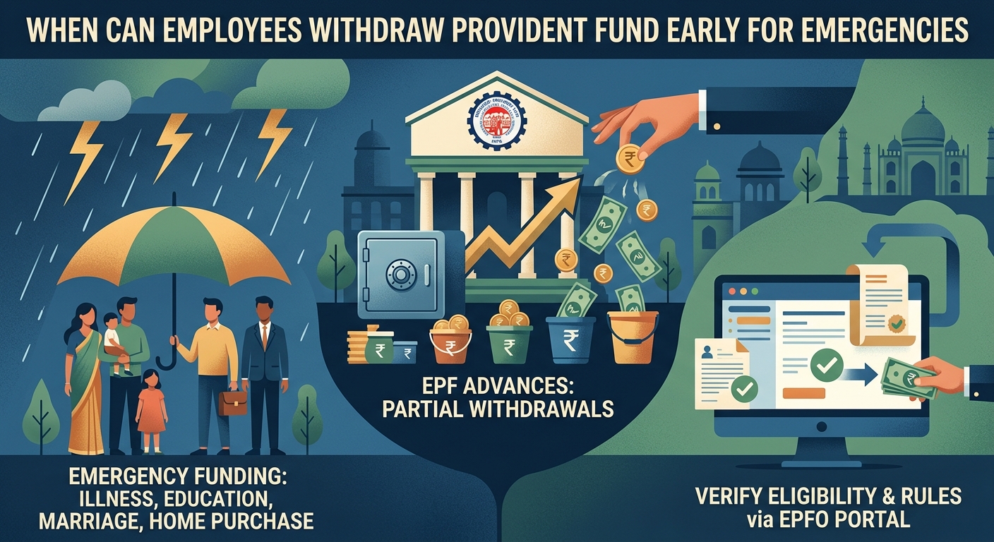 EPF Advances: When Can Employees Withdraw Provident Fund Early for Emergencies