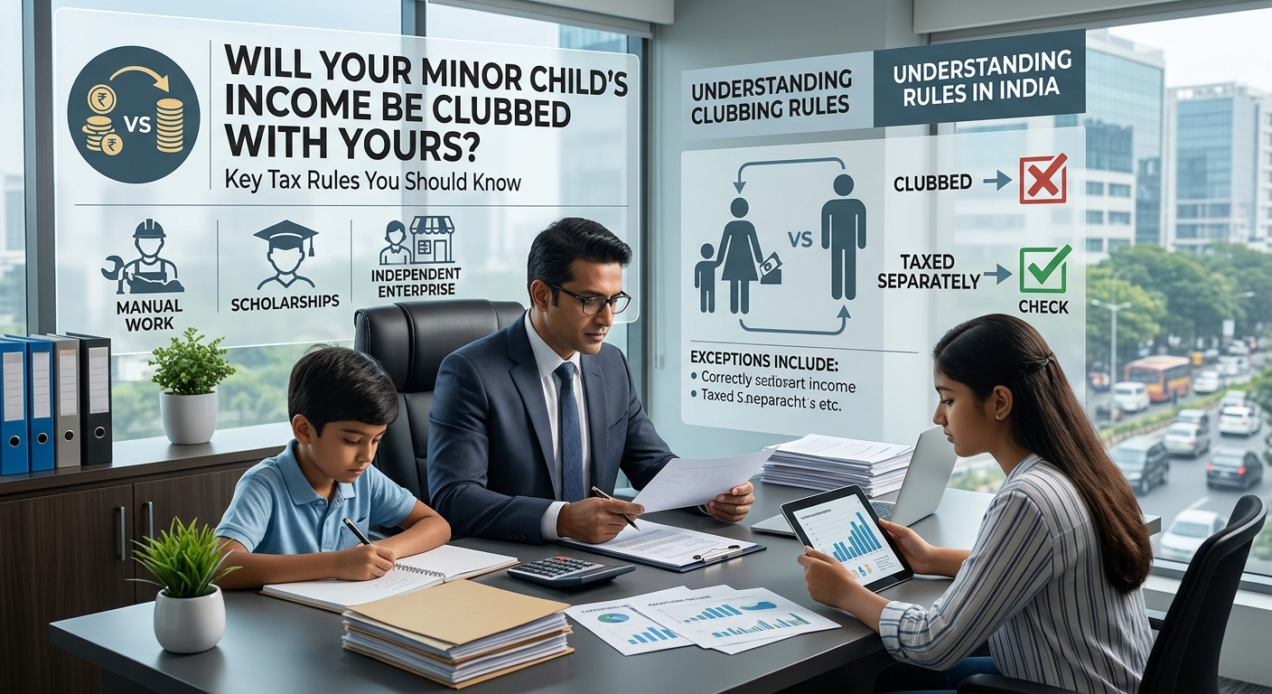 Will Your Minor Child's Income Be Clubbed With Yours? Key Tax Rules You Should Know
