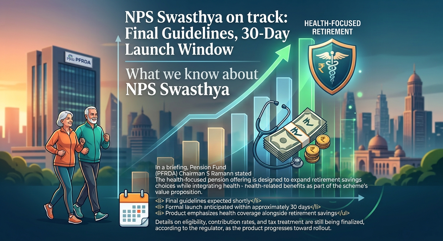 NPS Swasthya on track: PFRDA chief Ramann signals final guidelines and 30-day launch window