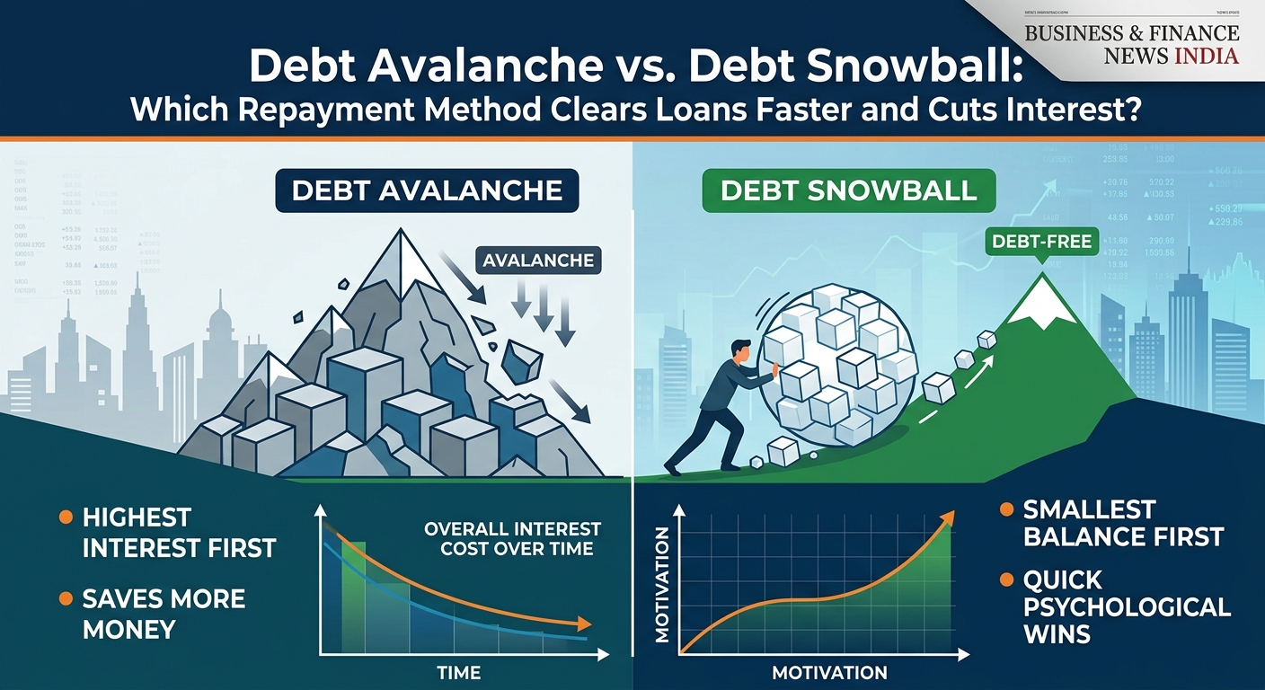 Debt Avalanche vs Debt Snowball: Which Repayment Method Clears Loans Faster and Cuts Interest?
