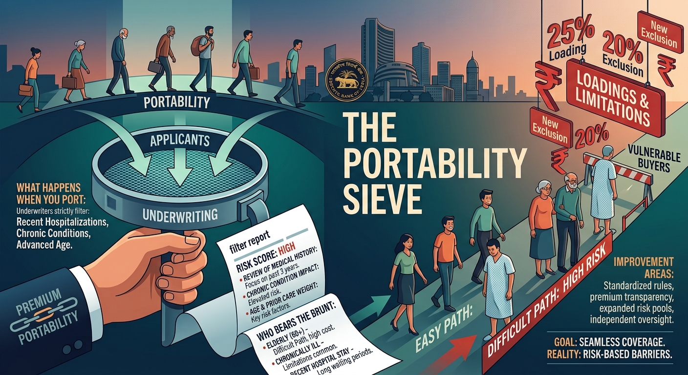 Health Insurance Portability: How Underwriters Filter Out the Policyholders Who Need It Most