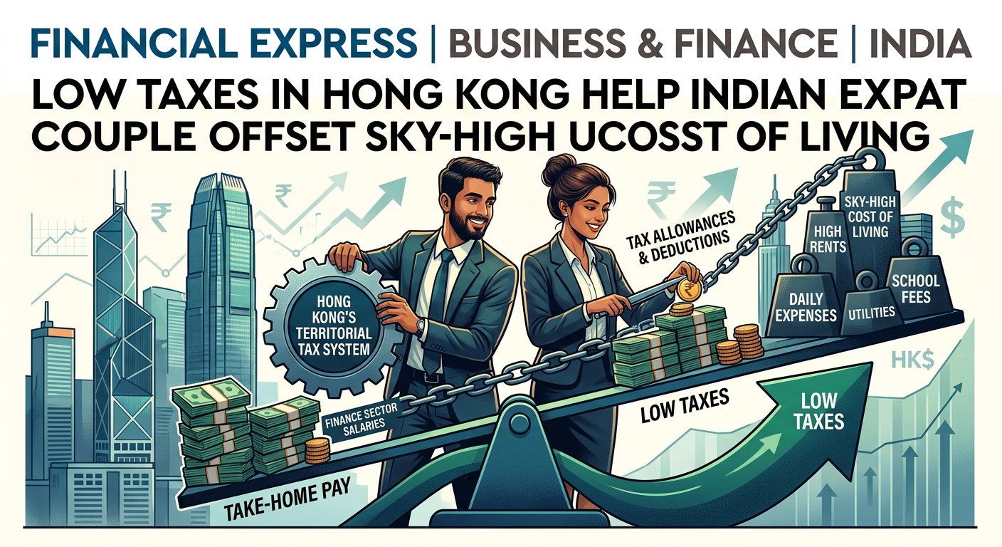 Low Taxes in Hong Kong Help Indian Expat Couple Offset Sky-High Cost of Living