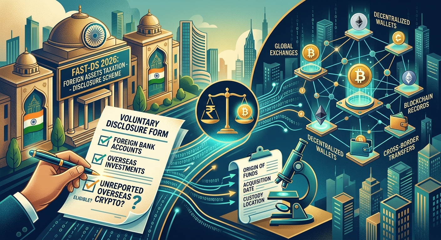 FAST-DS 2026: Can unreported overseas crypto be disclosed under the foreign assets scheme?