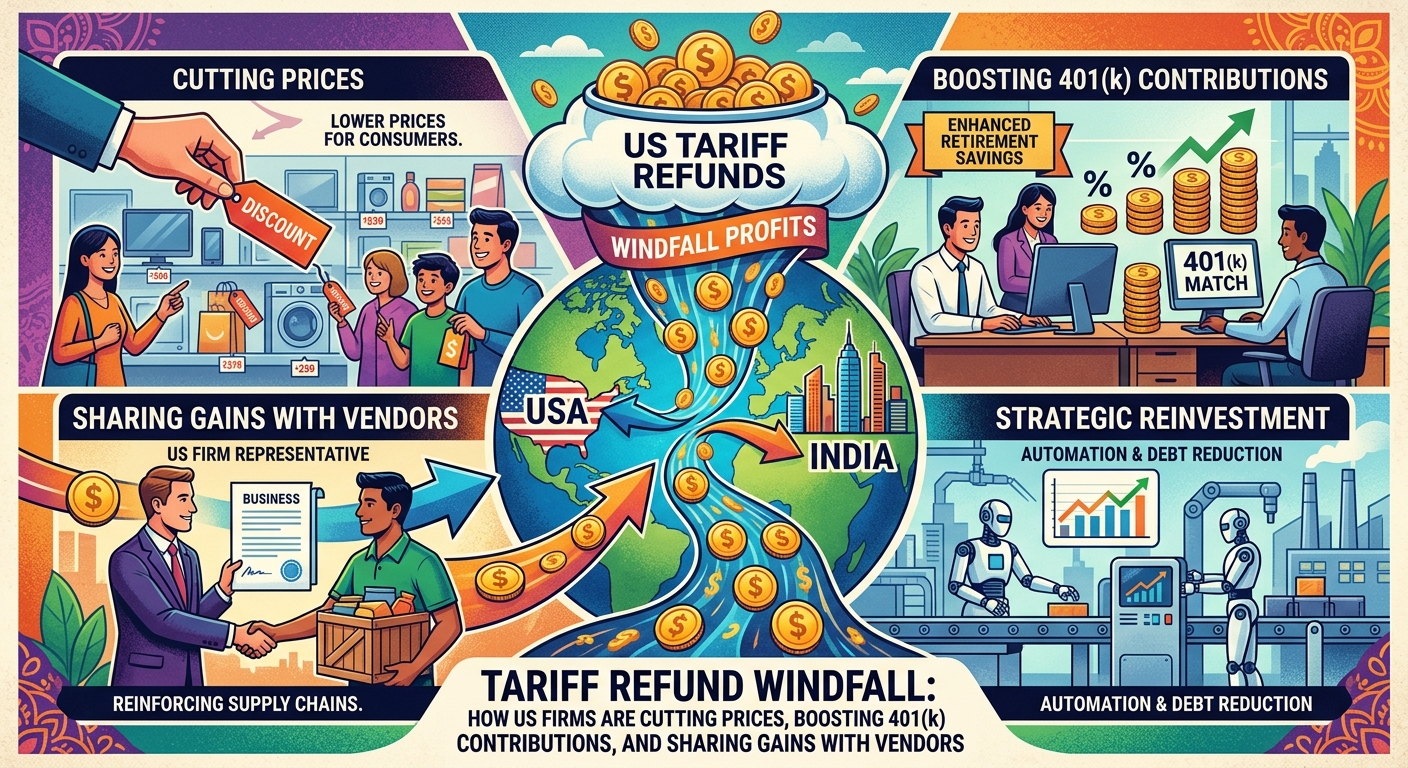 Tariff Refund Windfall: How US Firms Are Cutting Prices, Boosting 401(k) Contributions, and Sharing Gains with Vendors