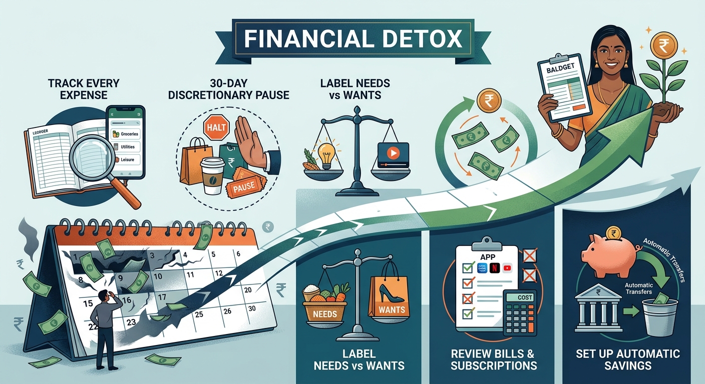 Detox Your Money in 30 Days: 5 Practical Tricks to Understand Your Finances