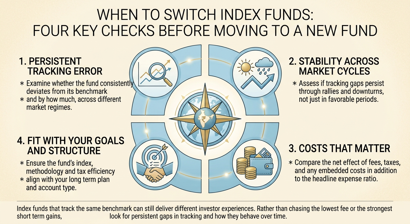 When to Switch Index Funds: Four Key Checks Before Moving to a New Fund