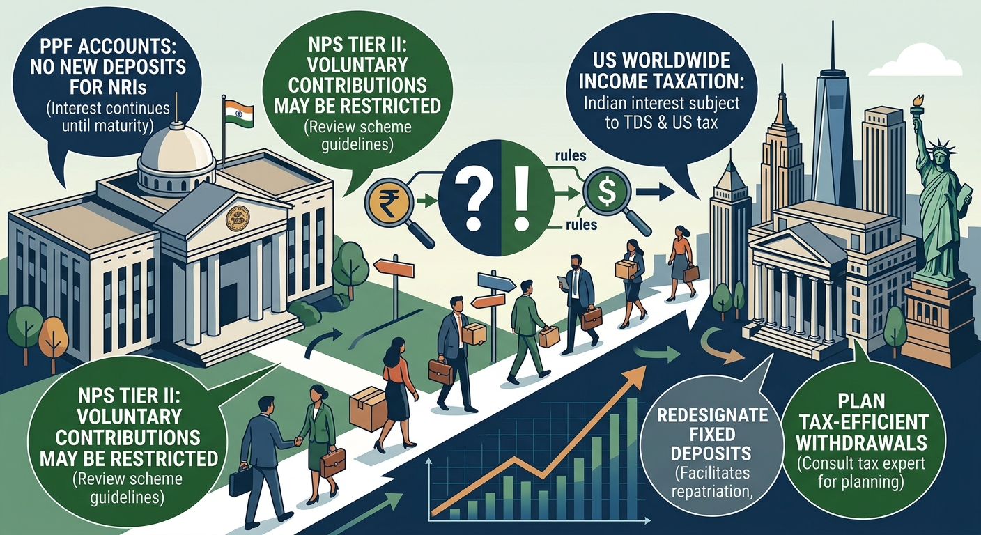 Moving to the US: Can Indians keep PPF and NPS Tier II investments? Tax expert explains residency rules and implications