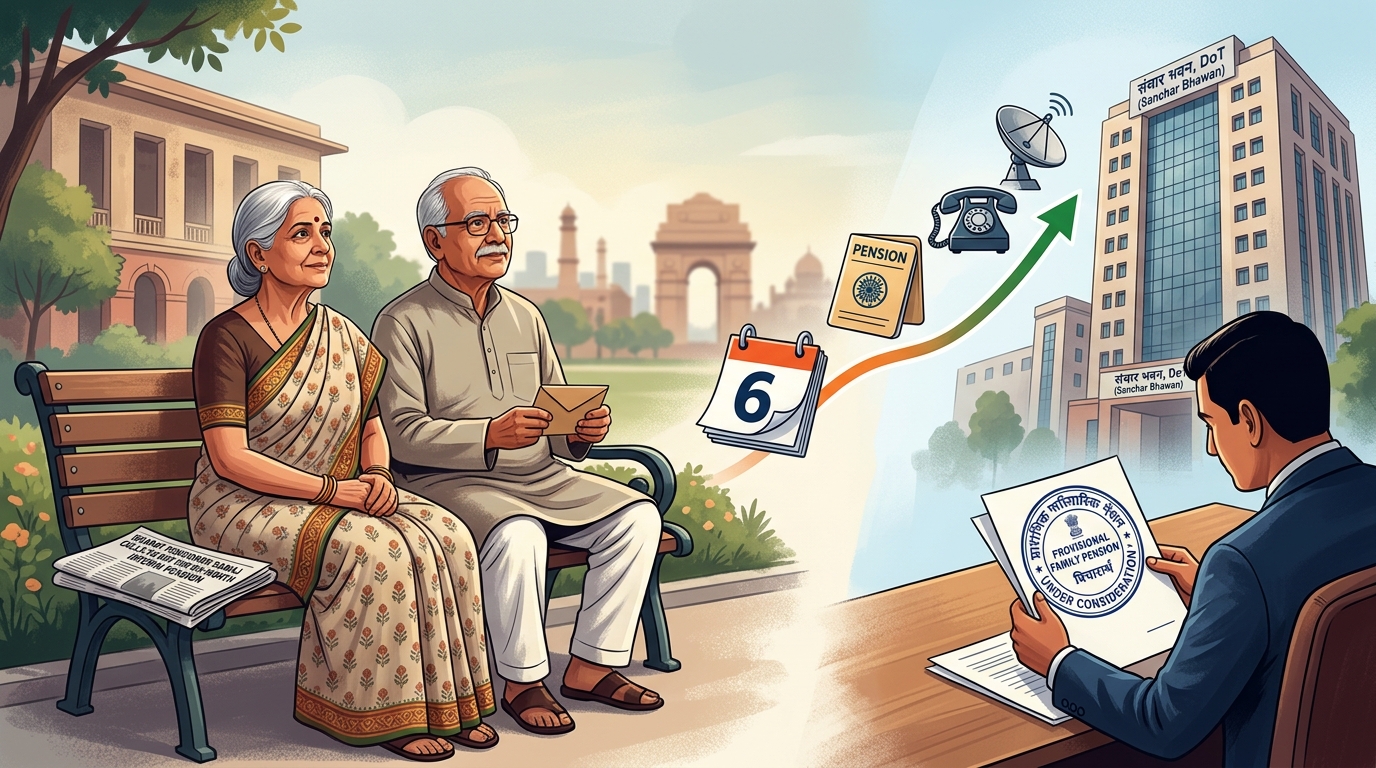 Bharat Pensioner Samaj seeks six-month provisional family pension for widows and widowers from DoT