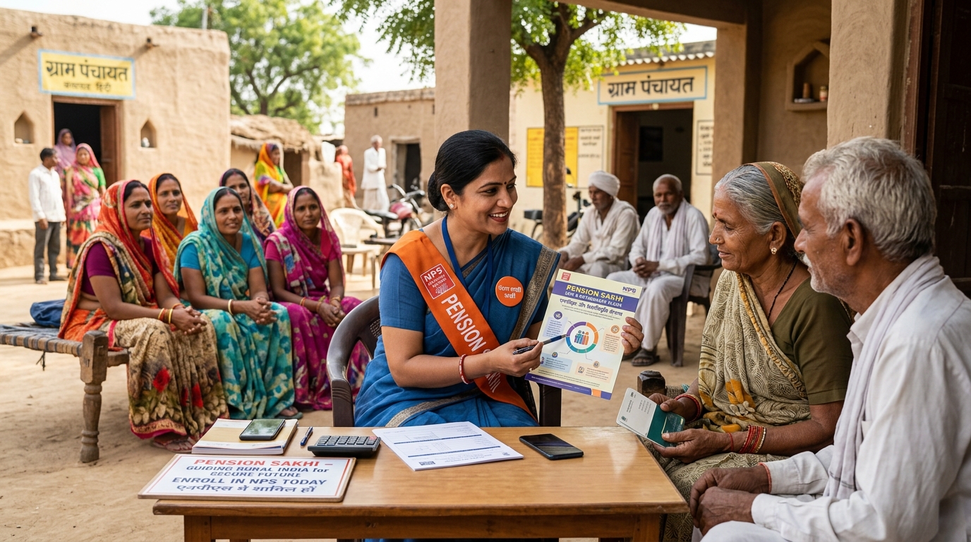 Rural India to Get Local Pension Guides as Government Launches Pension Sakhis for NPS and Retirement Planning