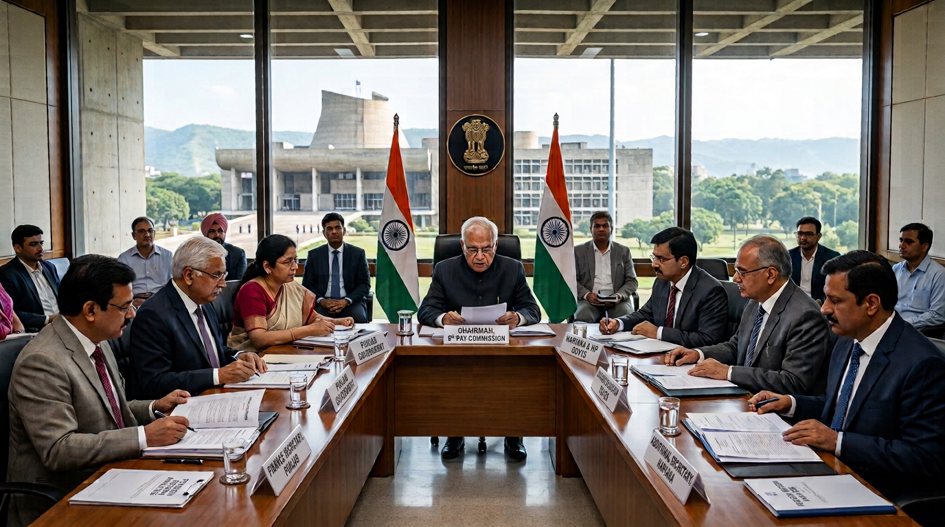 8th Pay Commission Kickstarts Three-Day Chandigarh Visit to Review Salaries and Pensions