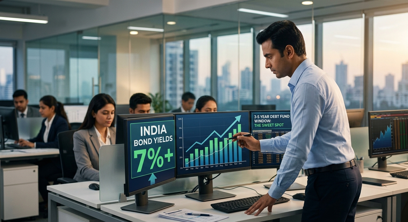 India's Bond Yields Top 7%: Why the 3-5 Year Debt Fund Window May Shine