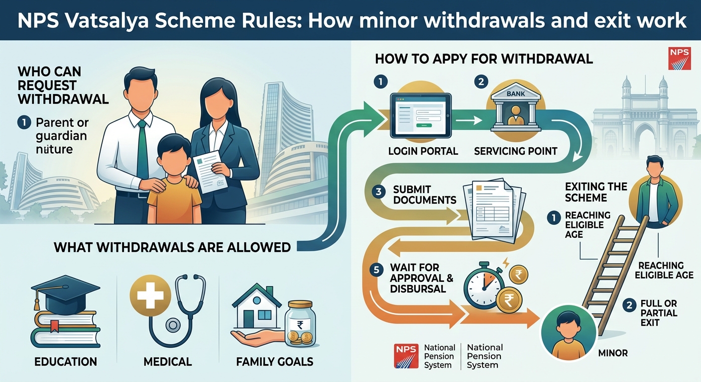 NPS Vatsalya Scheme Rules: How minor withdrawals and exit work