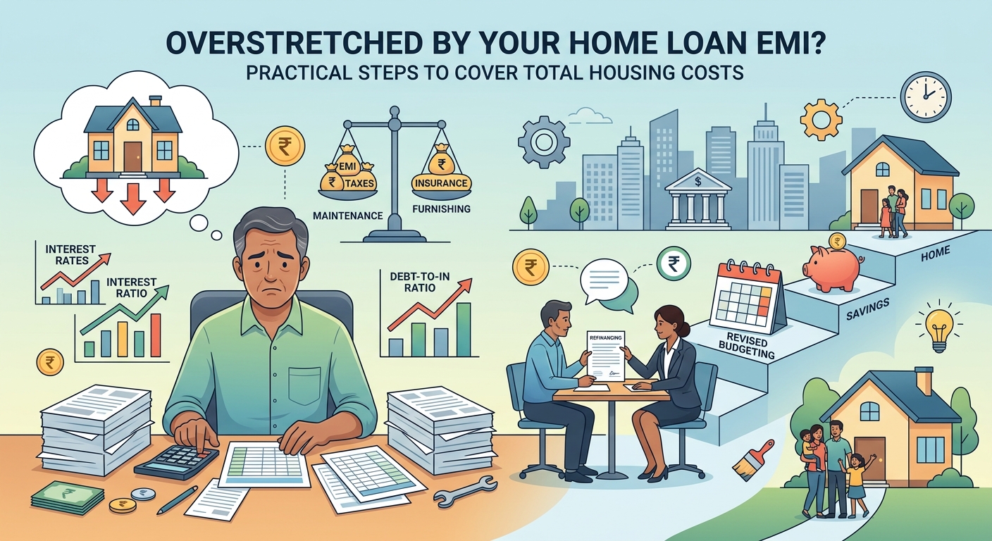 Overstretched by your home loan EMI? Practical steps to cover total housing costs