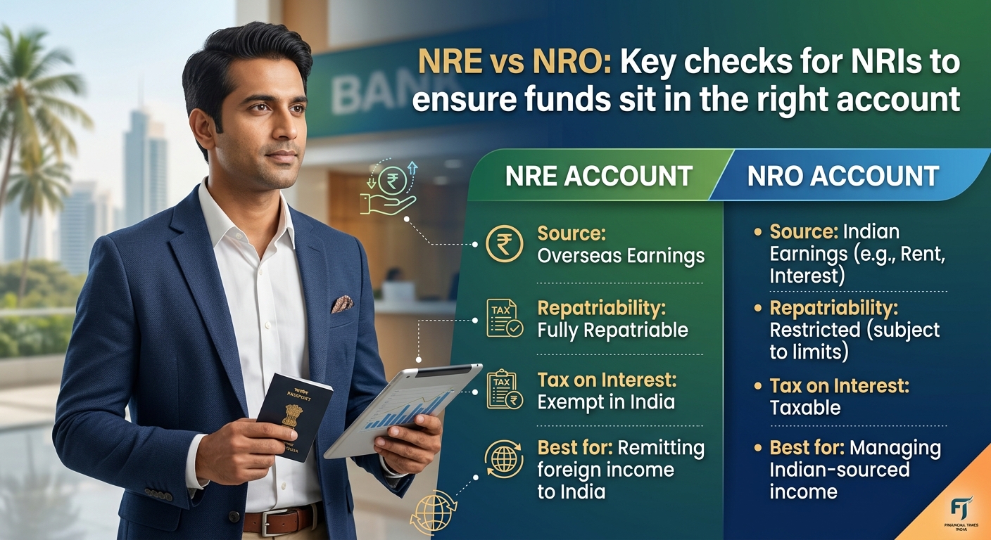 NRE vs NRO: Key checks for NRIs to ensure funds sit in the right account
