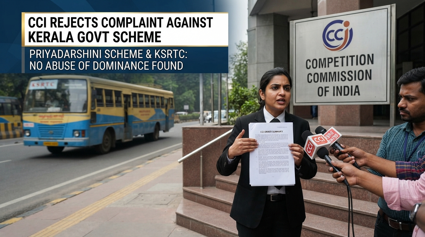 CCI rejects complaint against Keralam government's Priyadarshini Scheme involving KSRTC