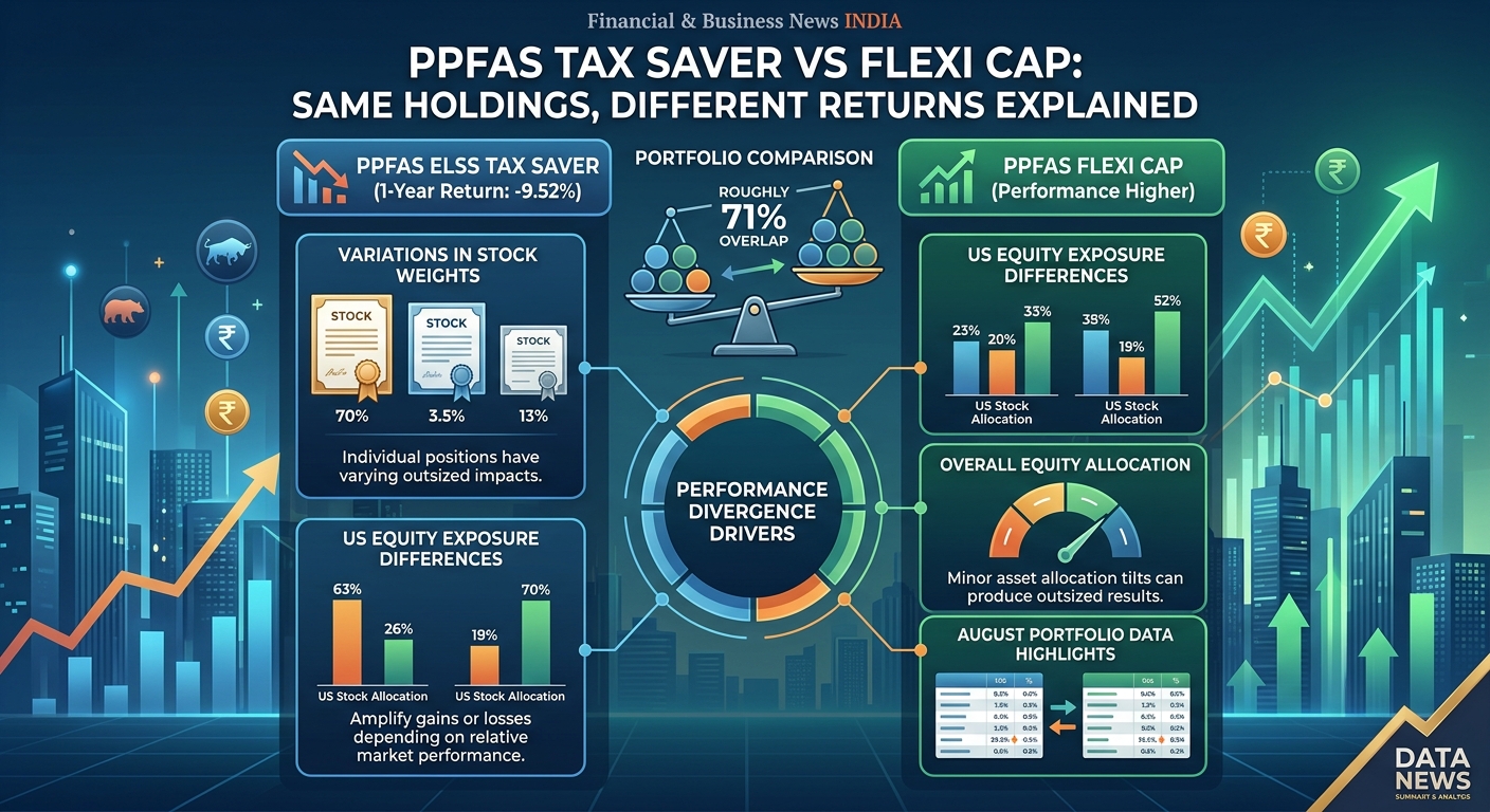 PPFAS Tax Saver vs Flexi Cap: Same Holdings, Different Returns Explained