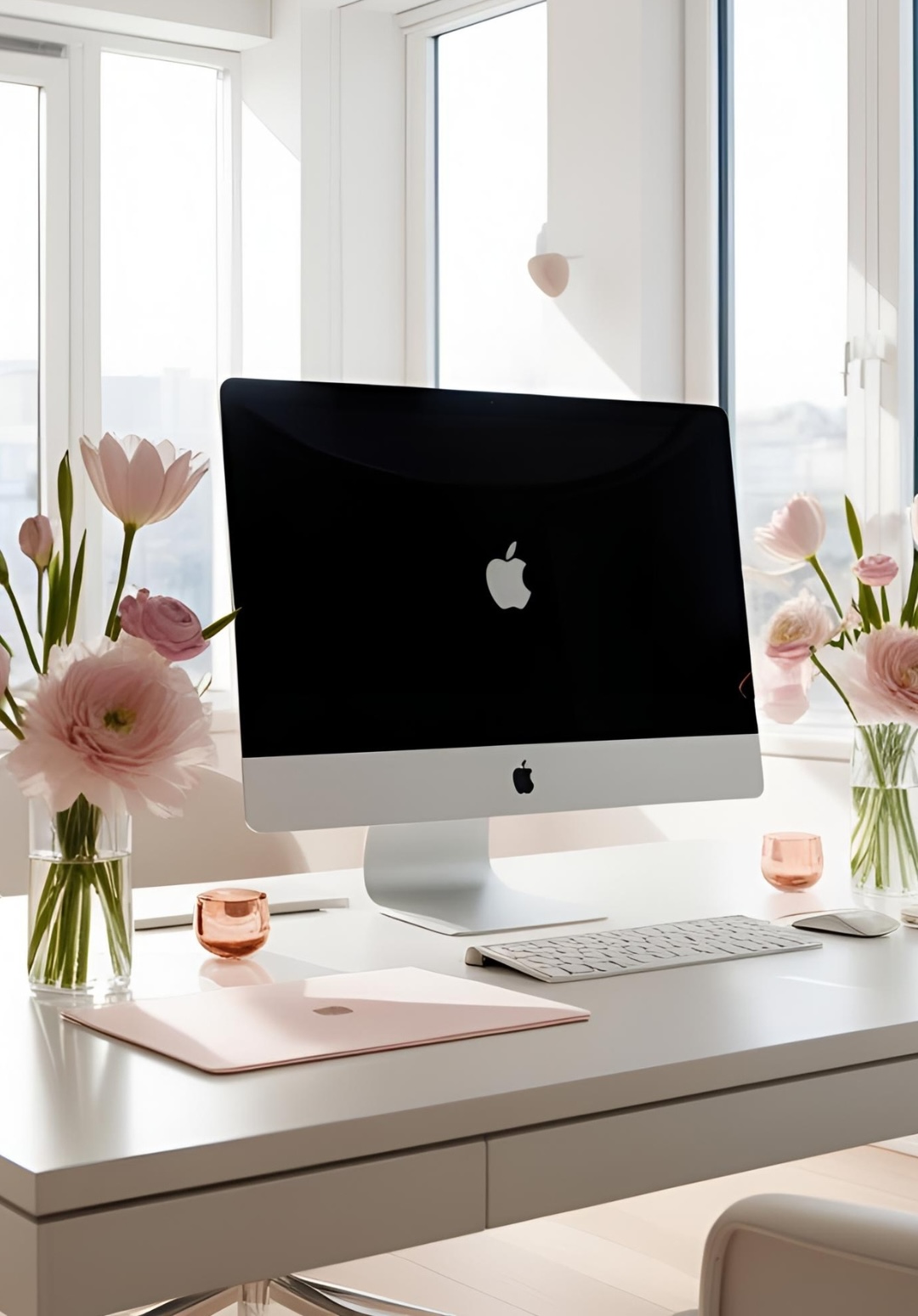 mac computer sitting on a desk used for email campaigns pillar page