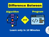Difference Between Algorithm And Program Tazahindi Learning Store