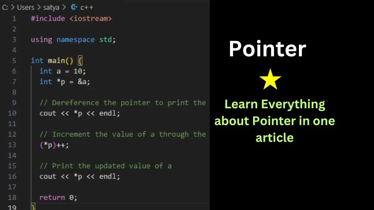 What is Pointer in Programming - Learn Computer Science & Technology easily