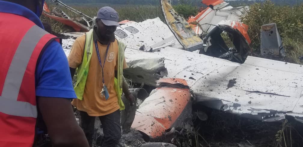 Sud-Kivu: Crach d&rsquo;un avion près de l&rsquo;aéroport de Kavumu