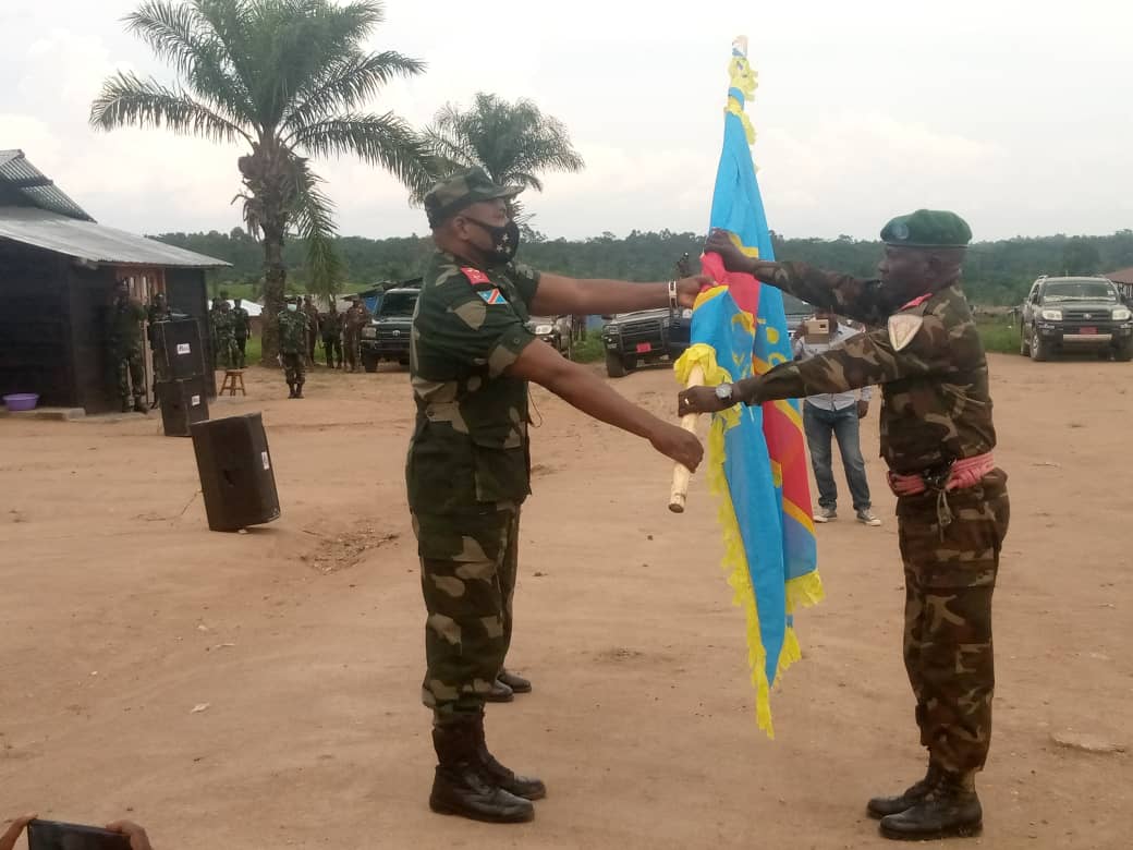 Beni: Le général Fall Sikabwe a remis officiellement l&rsquo;étendard au nouveau commandant des opérations Sukola1