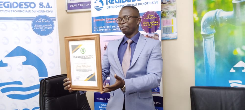 Nord-Kivu : Du Noir au  blanc, la REGIDESO améliore ses services et son Directeur Provincial récompensé