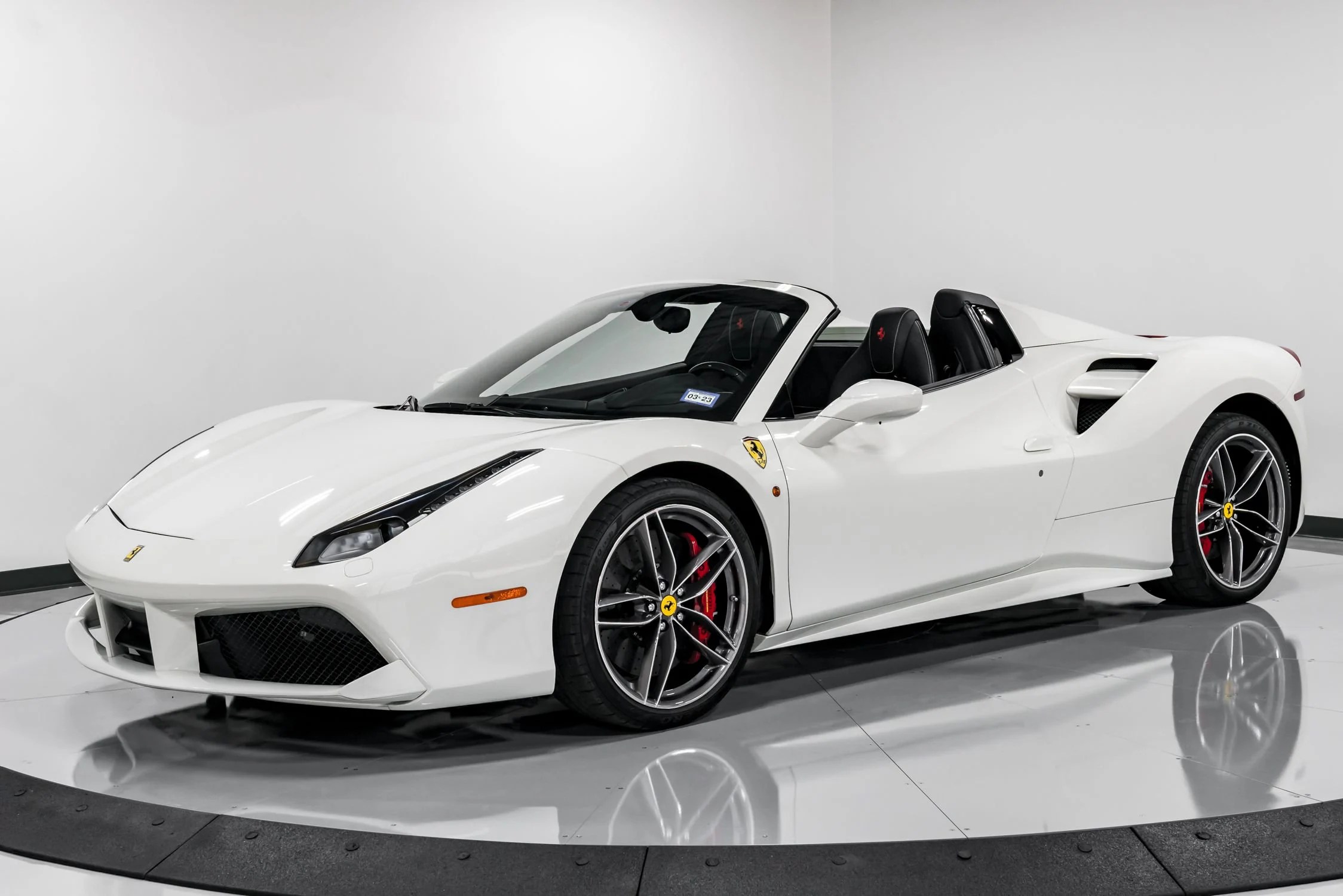 Sleek White Ferrari 488 Spyder at TBEXATIC, Toronto