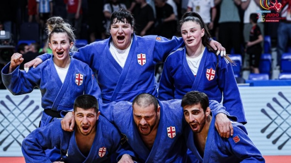 На чемпионате мира по дзюдо в Баку сборная Грузии заняла второе место