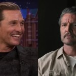 Matthew McConaughey next to Joel from HBO's The Last of Us series