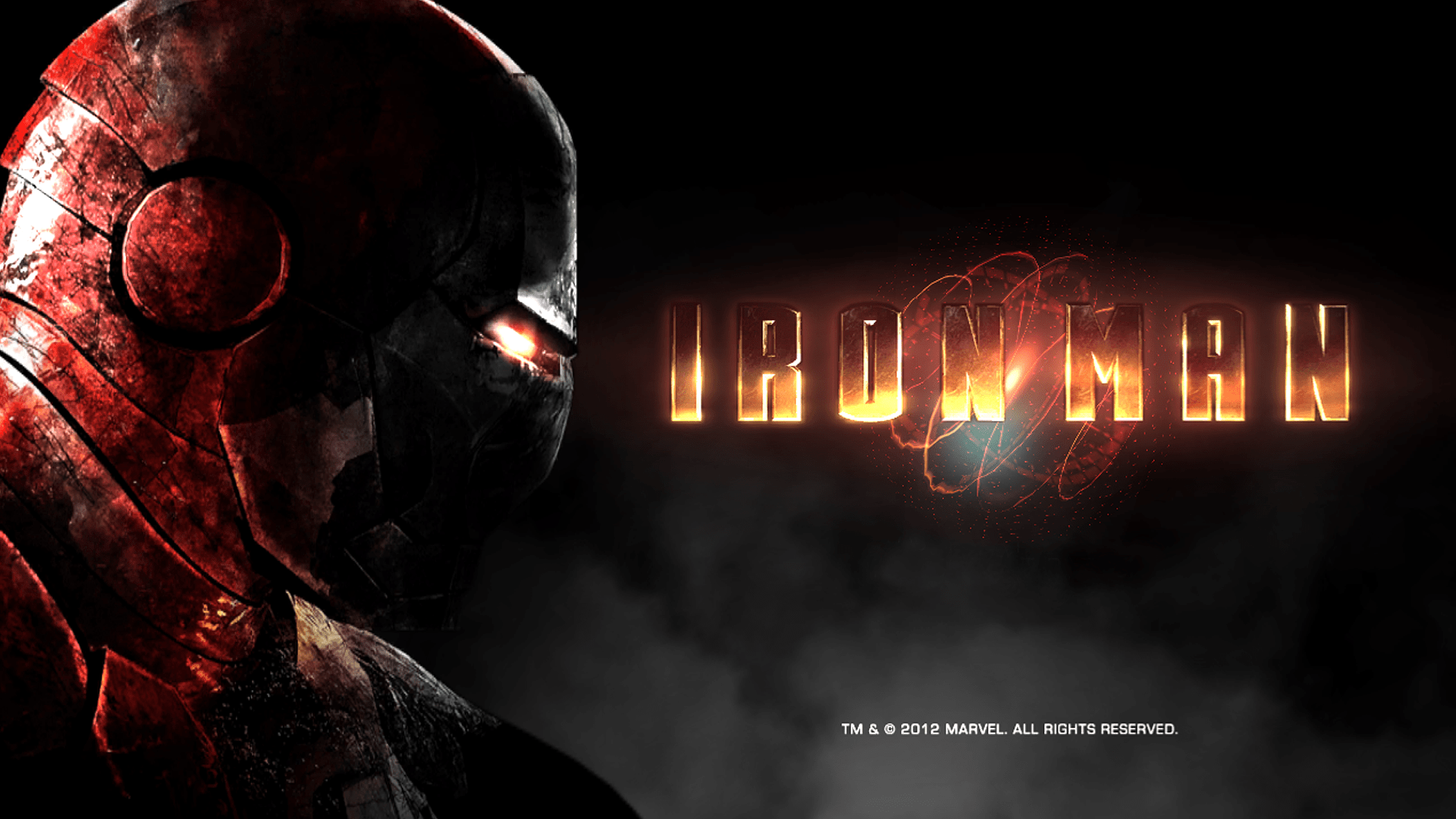 Title screen of Avalanche's cancelled Iron Man game from leaked PS3 dev-kit footage