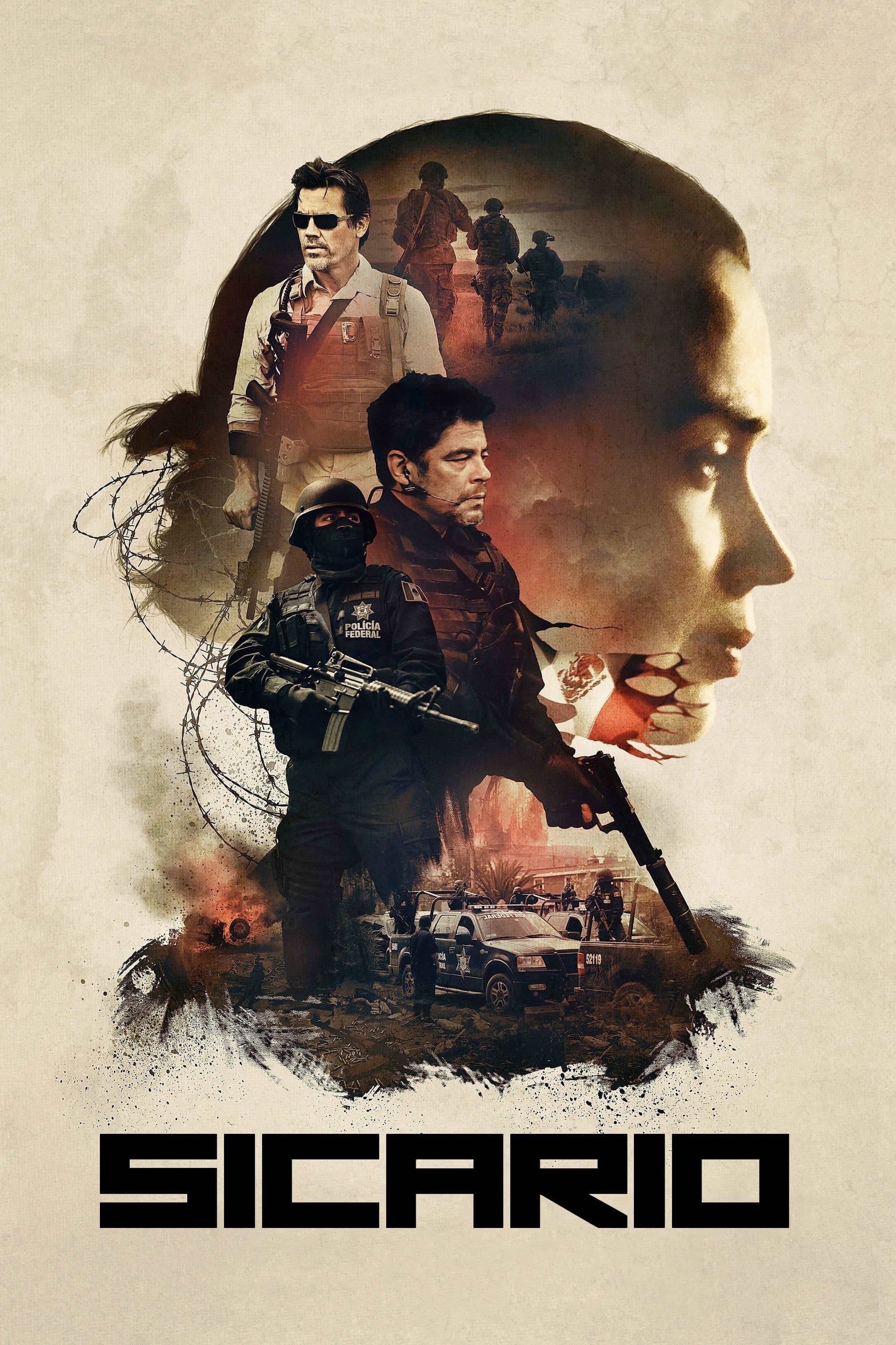 Official poster for the 2015 thriller Sicario, which introduced Matt Graver and Alejandro Gillick