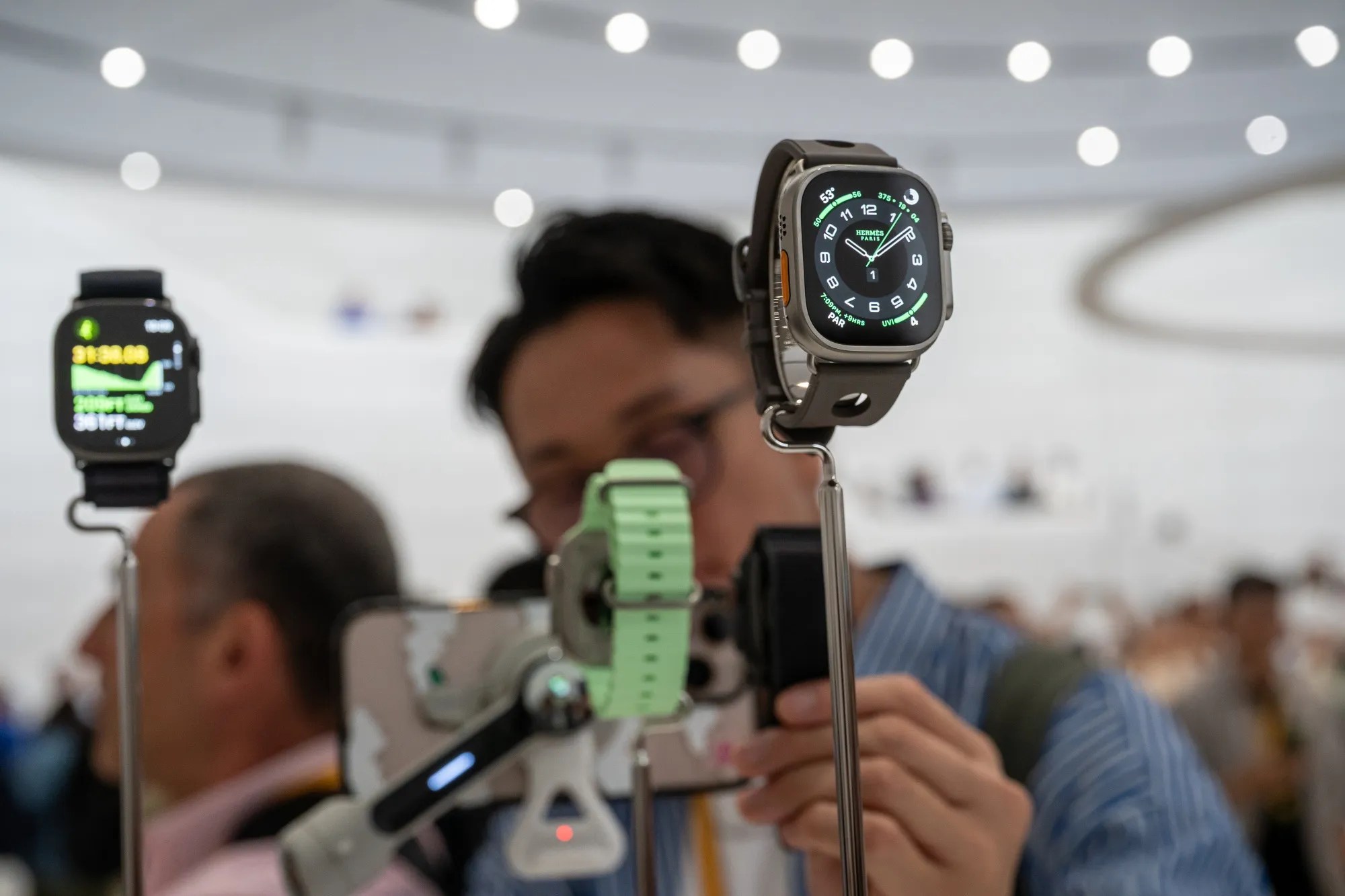 Apple Watch Ultra 3. Photo: David Paul Morris/Bloomberg