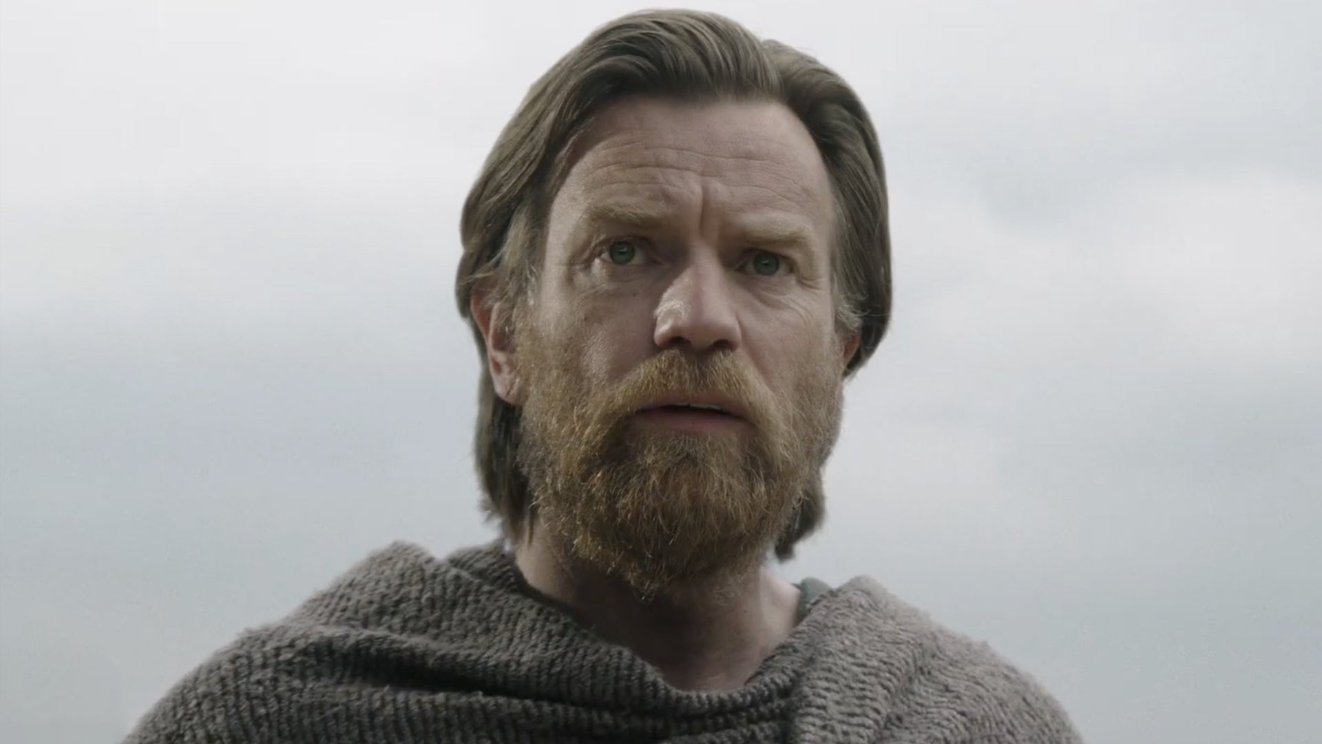 Ewan McGregor as Obi-Wan Kenobi in exile on Tatooine in the Disney+ series