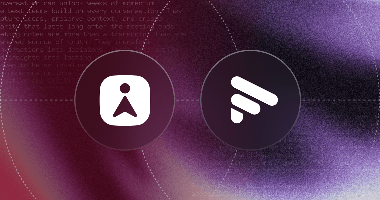 Superhuman and Fathom logos mark the AI notetaker acquisition