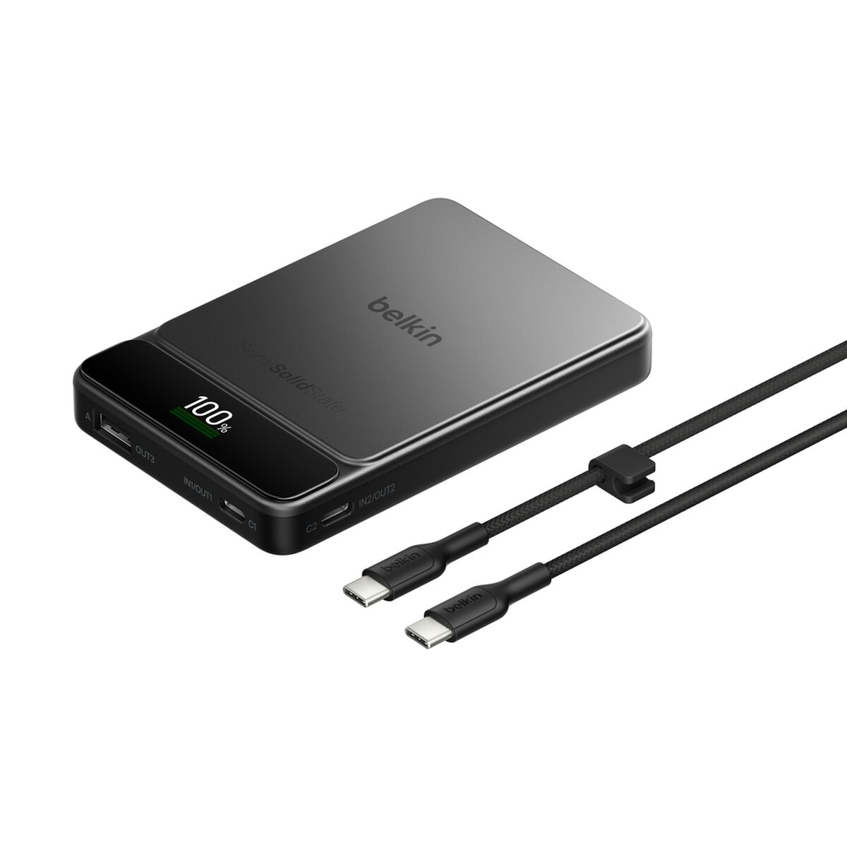 Belkin UltraCharge Pro 10K power bank with display and USB-C ports