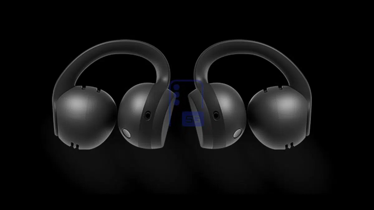Leaked black Samsung Galaxy Buds On clip-on earbuds showing the open-ear design