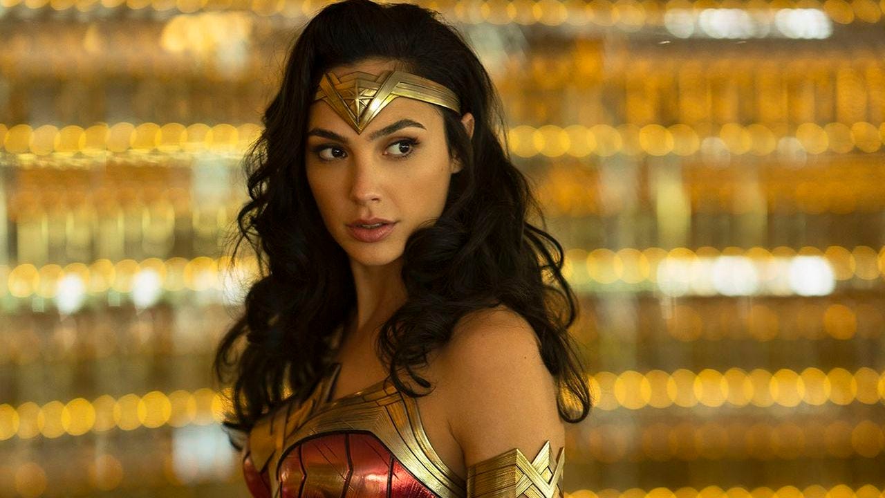 Gal Gadot as Wonder Woman in a promotional still from Wonder Woman 1984