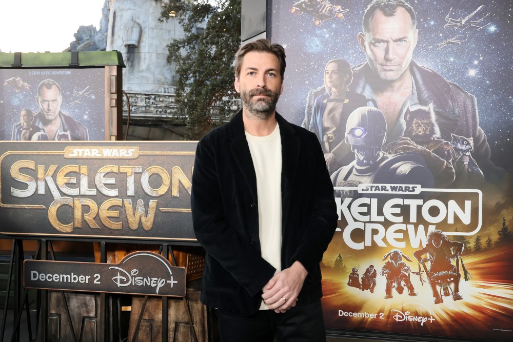Jon Watts at the Star Wars Skeleton Crew launch event